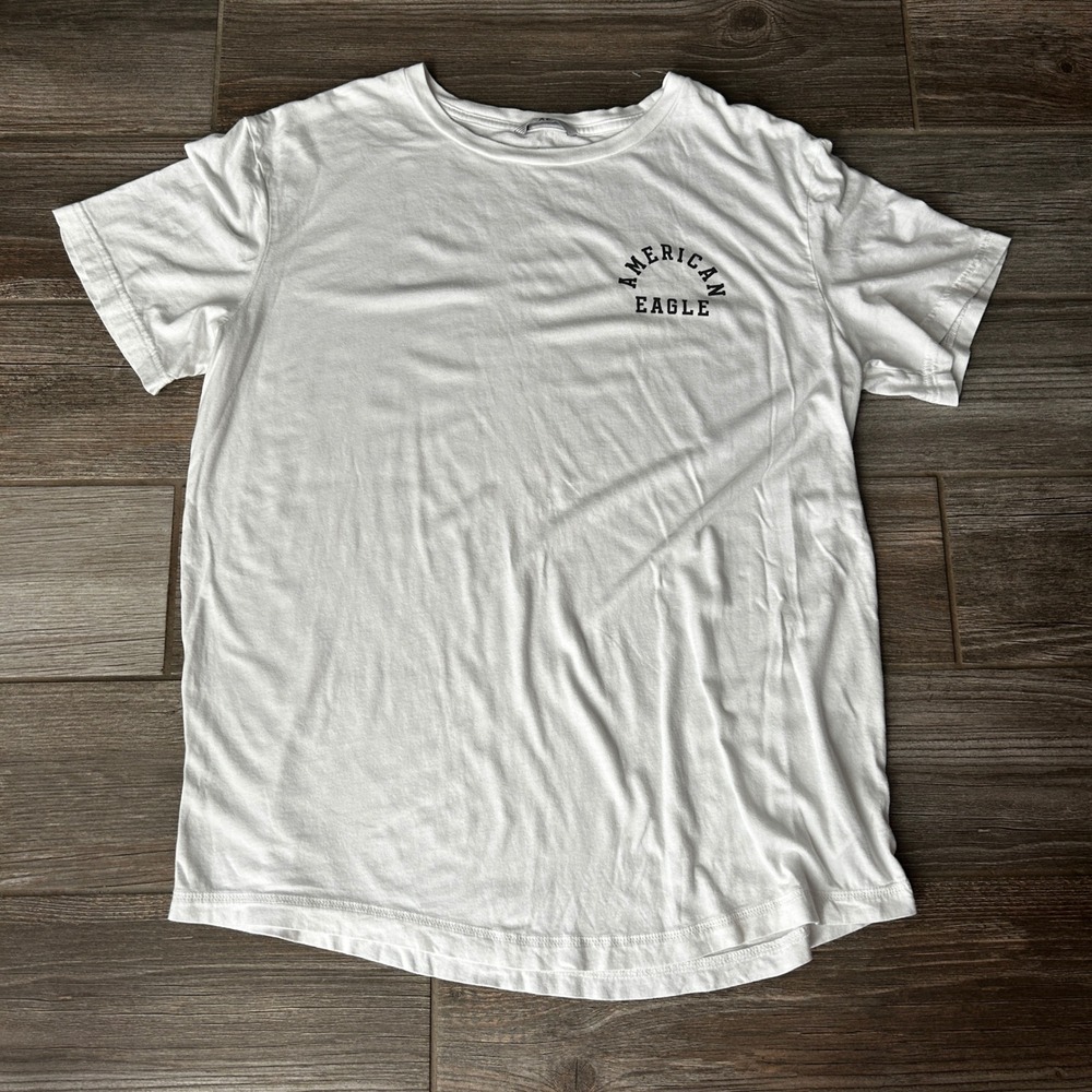 Soft American Eagle Lounge Graphic Tee Relaxed Fit Everyday Comfort‎ Large